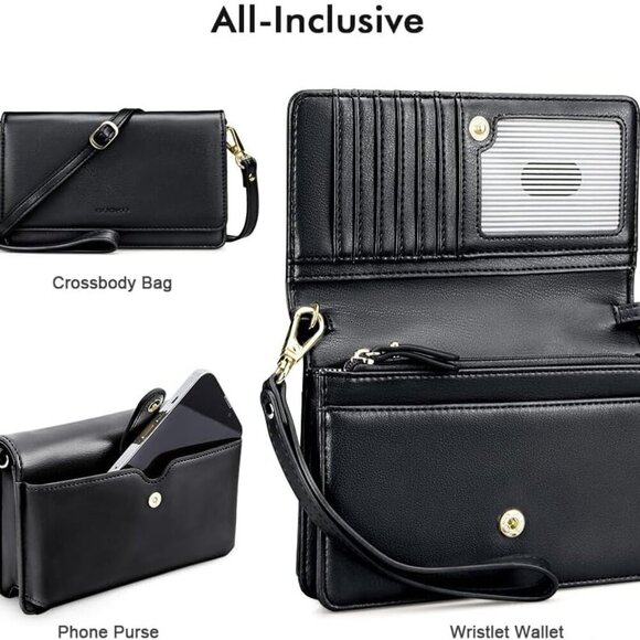 Crossbody Bag for Women Cellphone Little Purse with Credit Card Slots Lightweigh - Picture 5 of 7